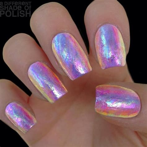 iridescent nail polish boots.